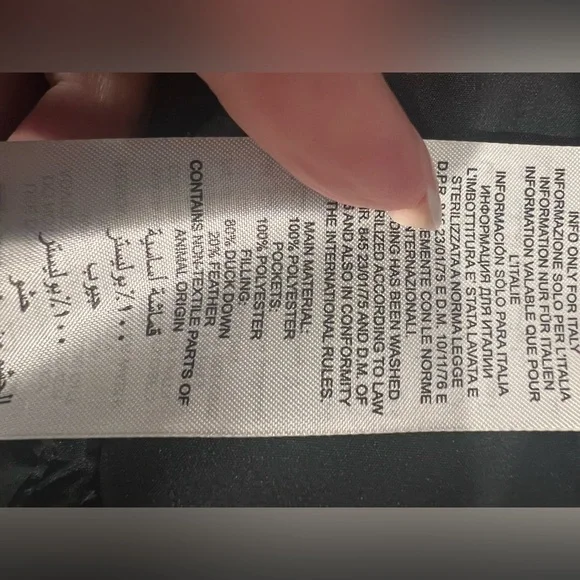 Adidas Black Puffer Jacket with Quilted Design. Won’t once - Picture 5 of 5